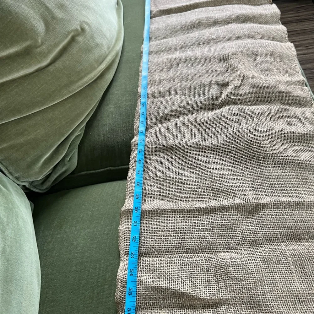 Natural Burlap table runner